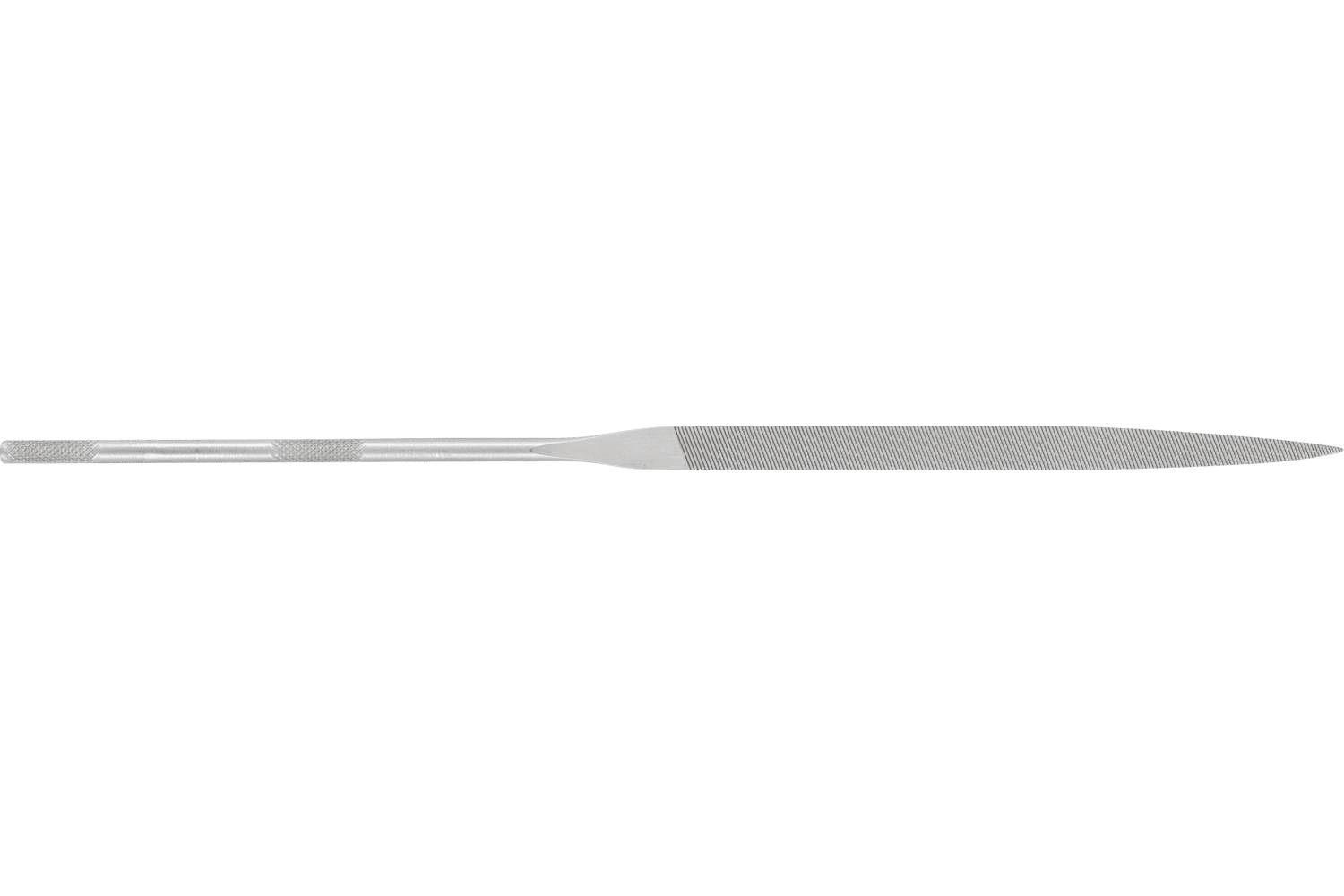 A long metal file tool with a tapered, flat blade and a textured handle, shown on a plain white background.