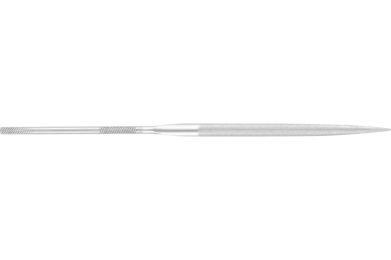 A silver pointed metal sculpting tool or stylus with a knurled grip, shown horizontally on a white background.