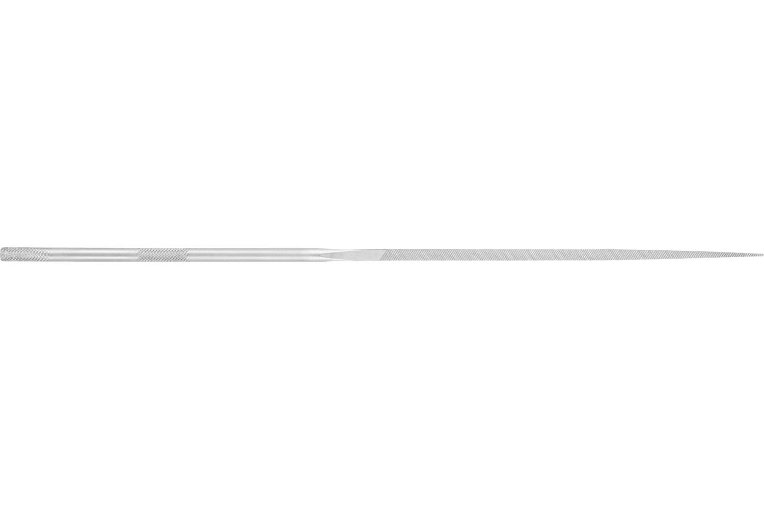 A long, thin metal needle or pin shown horizontally on a white background.