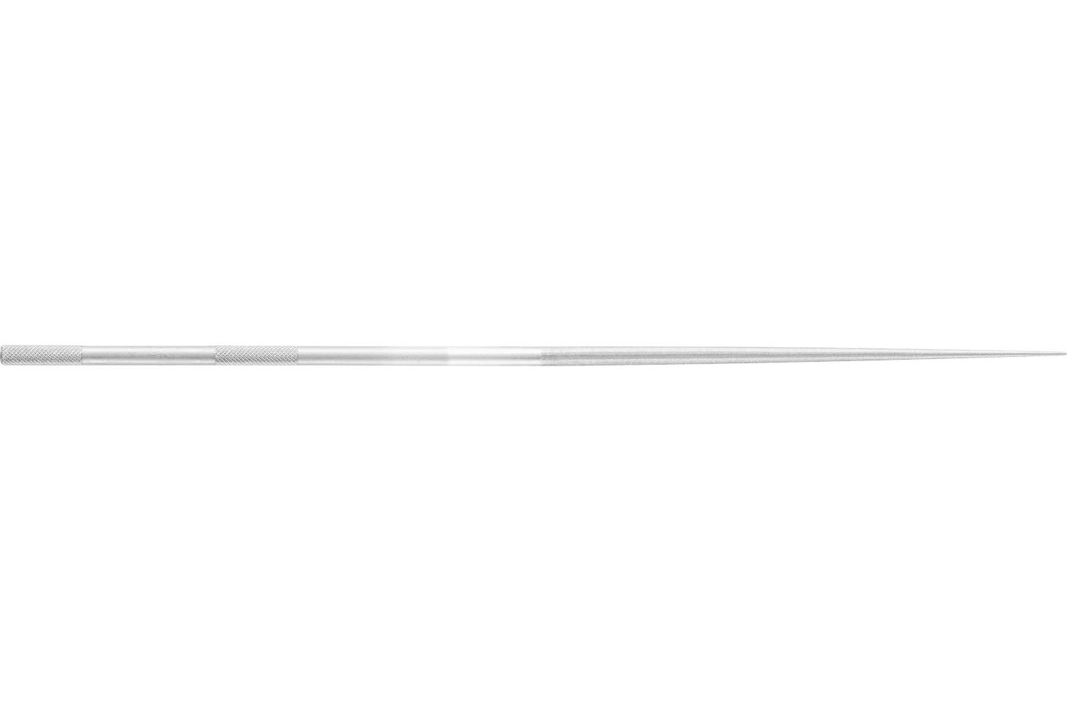 A thin horizontal silver-gray line or rod centered on a white background.