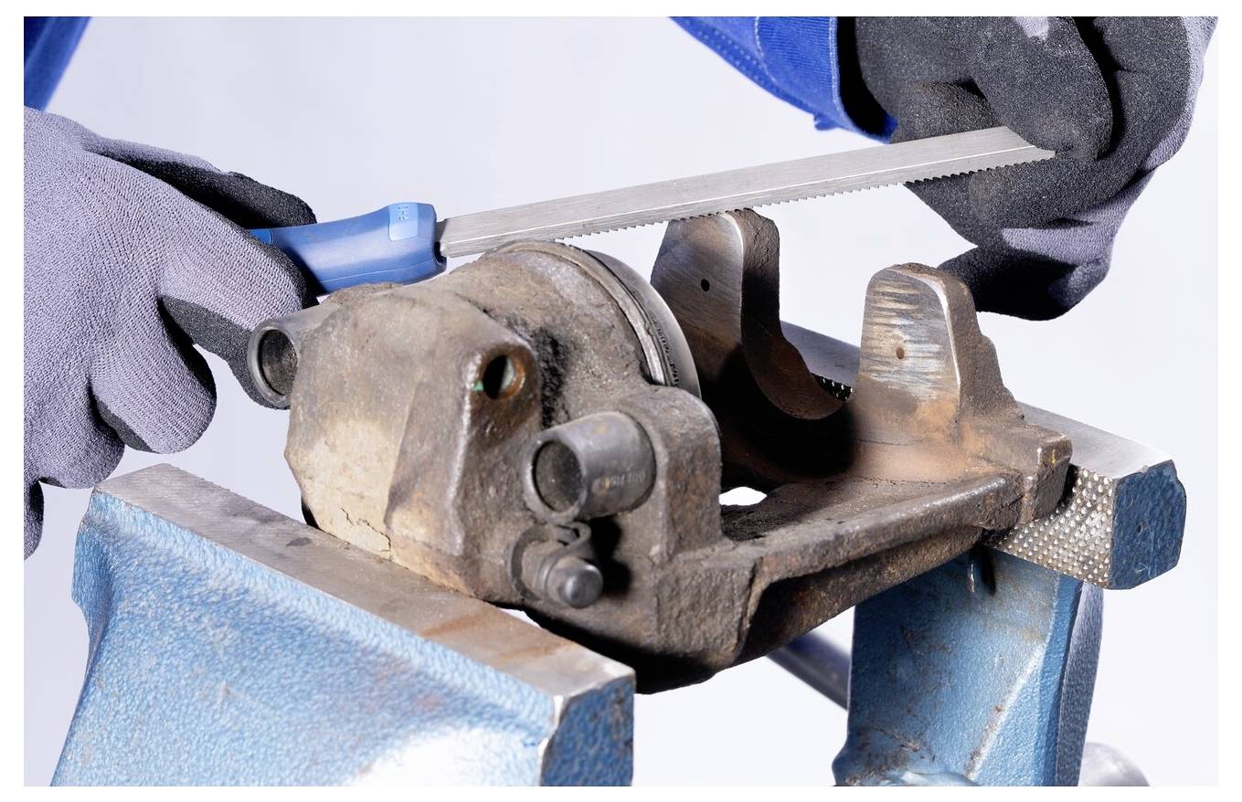 PFERD TOOLS 13280161 Bremssattelfeile 150mm x 12,5mm gefräste Zahnung mit Griff Länge 150mm 1St.
