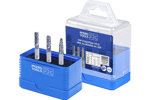PFERD TOOLS 21901405 Frässtift-Set Schaftdurchmesser 6 mm