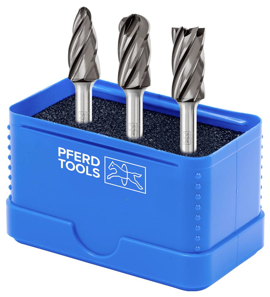 PFERD TOOLS 21901614 Frässtift-Set Produktabmessung, Ø 12mm Schaftdurchmesser 6mm