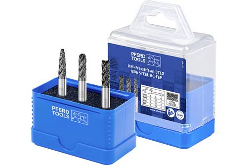 PFERD TOOLS 21901805 Frässtift-Set Produktabmessung, Ø 6 mm Schaftdurchmesser 6 mm