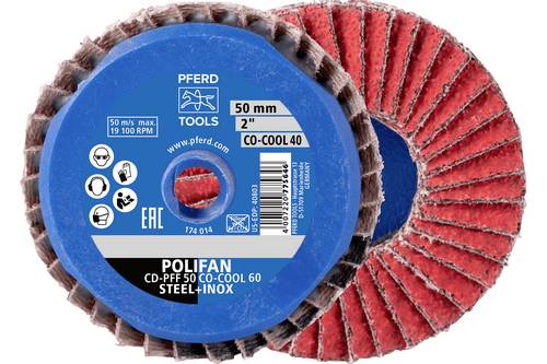 PFERD TOOLS 42719111 Schleifscheiben-Set Durchmesser 50 mm Körnung (num)=40 10 St.