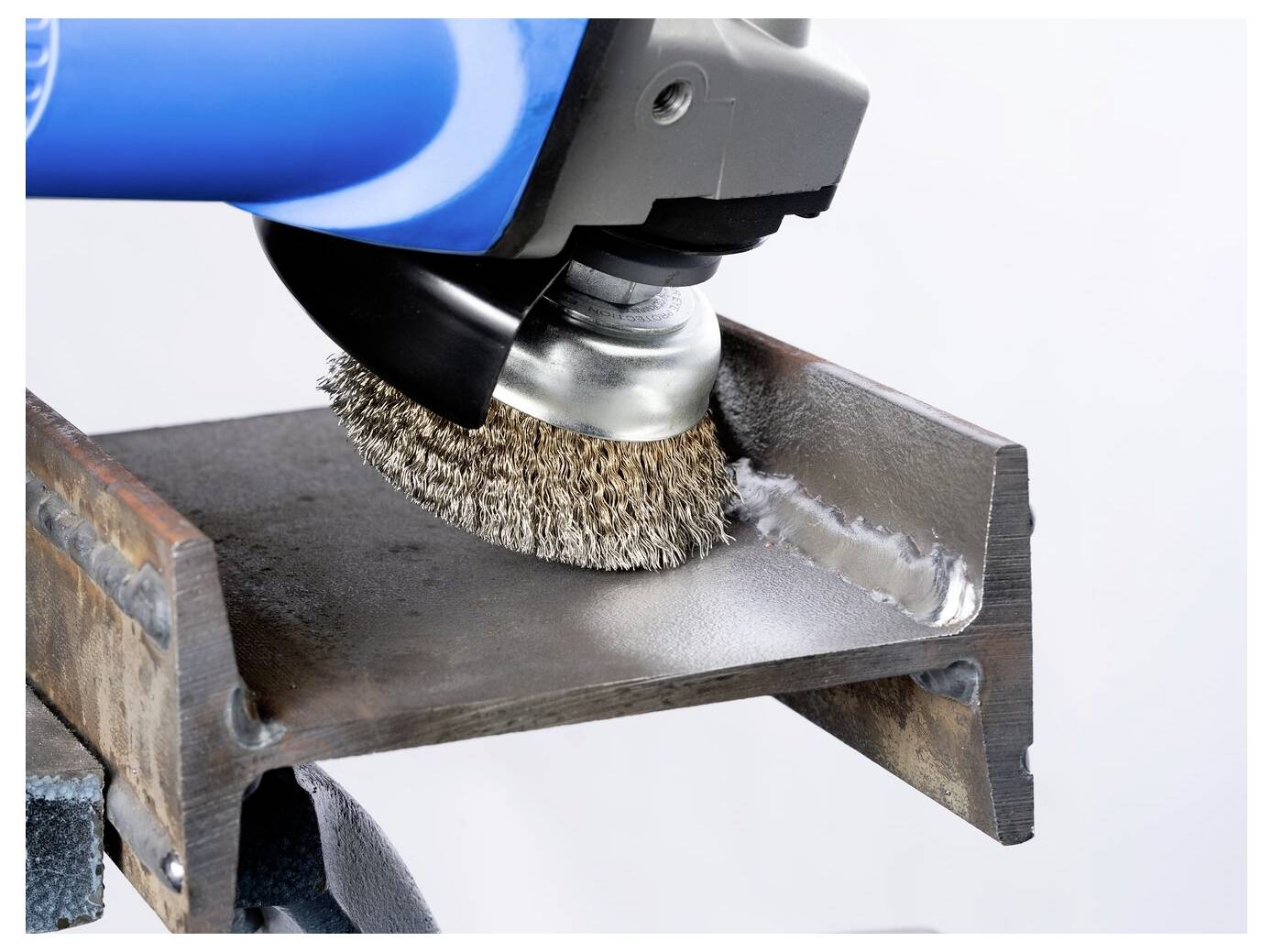 PFERD TOOLS Topfbürste ungezopft TBU Ø 60mm M14 vermessingter Stahl-Litzen-Draht-Ø 0,25mm Winkelschleifer POS TBU 60/M14 LIT S