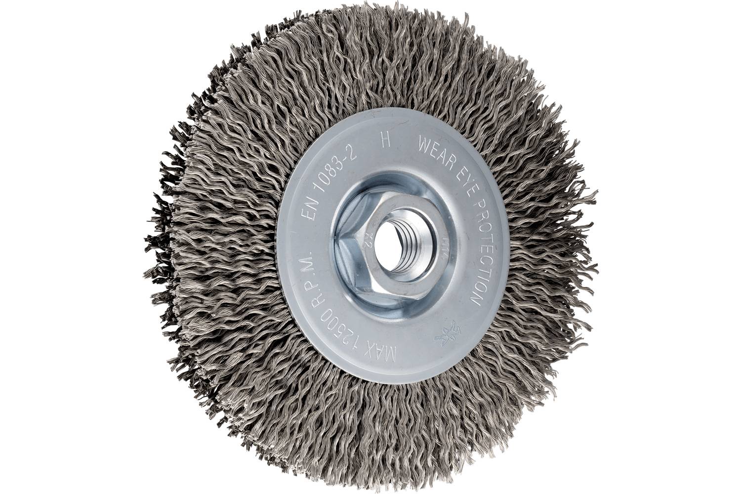 PFERD TOOLS Rundbürste ungezopft RBU Ø 115x15mm M14 Edelstahl-Litzen-Draht-Ø 0,25mm Winkelschleifer POS RBU 11515/M14 LIT INOX