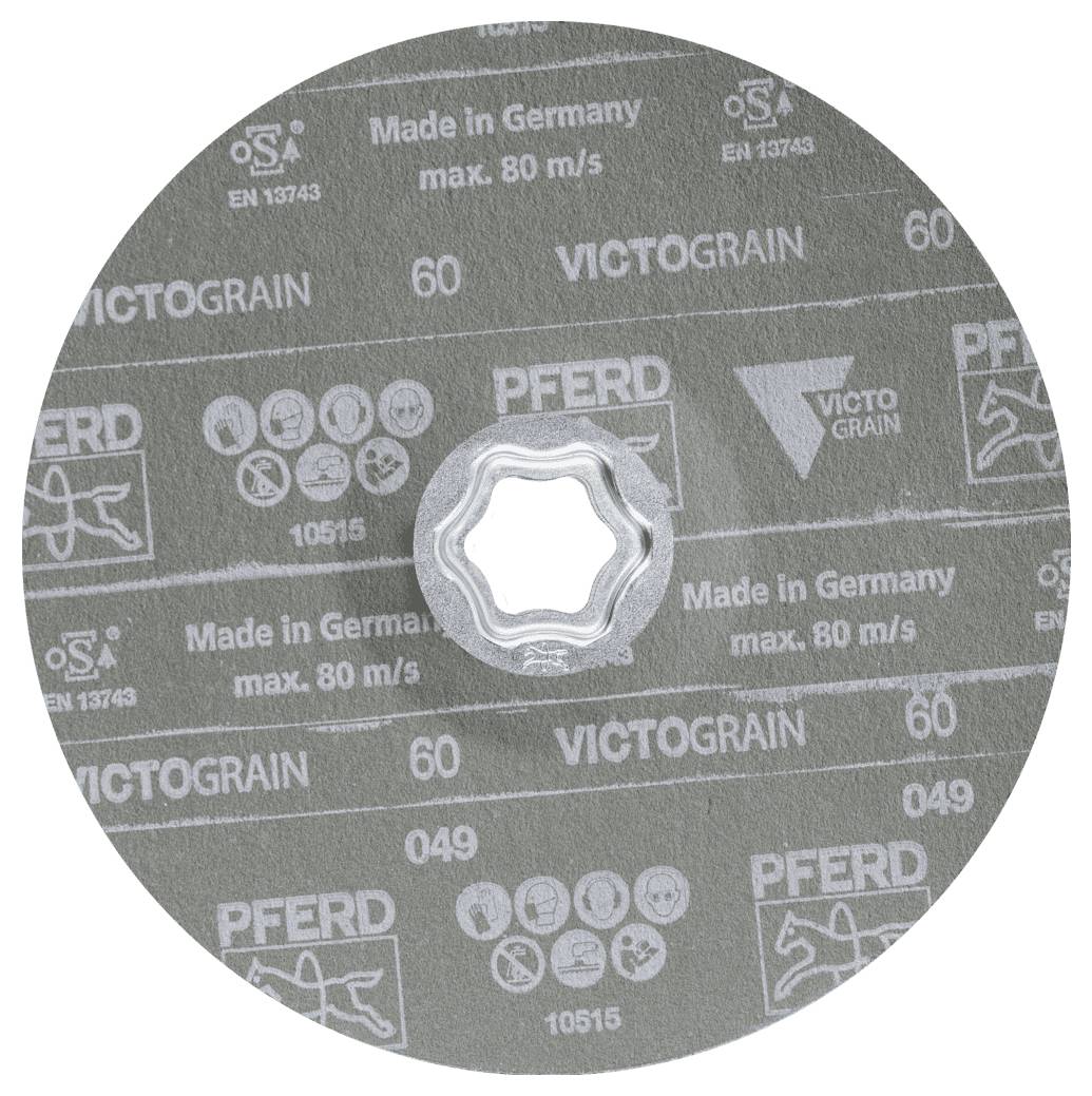 PFERD TOOLS 64118060 Fiberscheiben-Set Durchmesser 180mm Körnung (num)=60 25St.