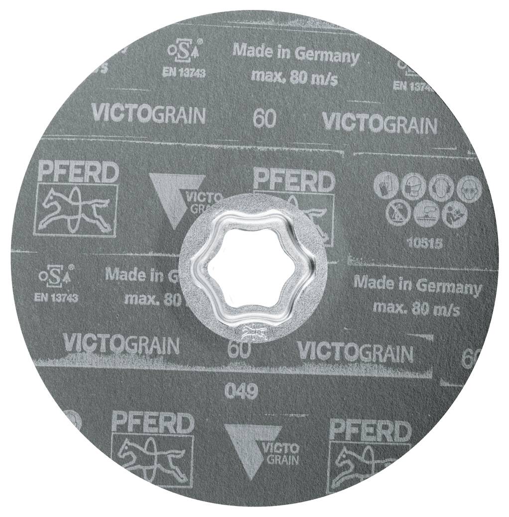 PFERD TOOLS 64118160 Fiberscheiben-Set Durchmesser 180mm Körnung (num)=60 25St.