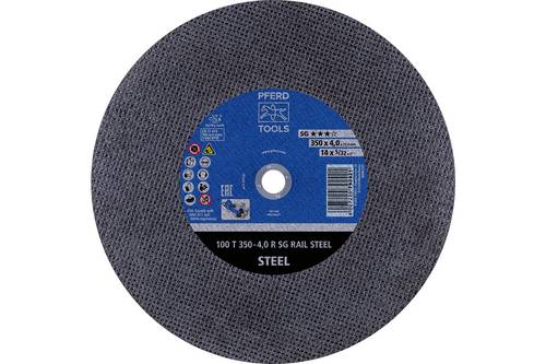PFERD TOOLS 100 T 350-4,0 R SG RAIL STEEL/25,4 66323665 Trennscheibe 350 mm 10 St.