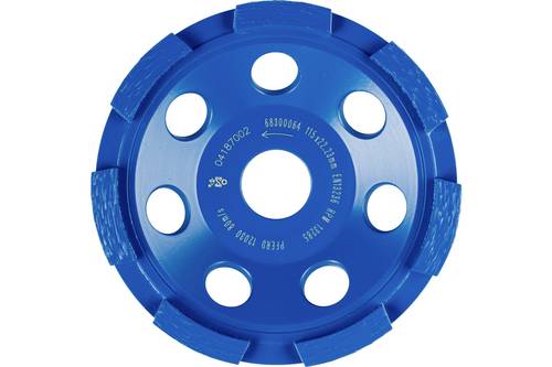 PFERD TOOLS 68300064 Diamant-Teller DCW 1R 115x6x22,23 mm zum egalisieren von Beton und