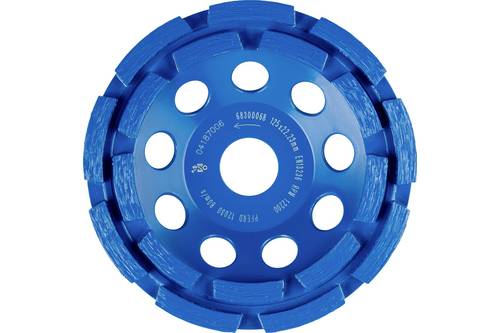 PFERD TOOLS 68300068 Diamant-Teller DCW 2R 125x6x22,23 mm zum egalisieren von Beton und