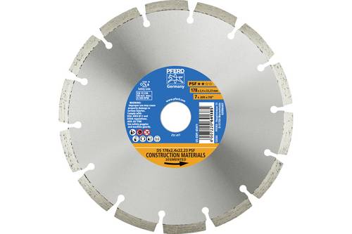 PFERD TOOLS 68300102 DS 150 x 2,2 x 22,23 PSF Diamanttrennscheibe Durchmesser 150 mm Bohrungs-Ø 22.