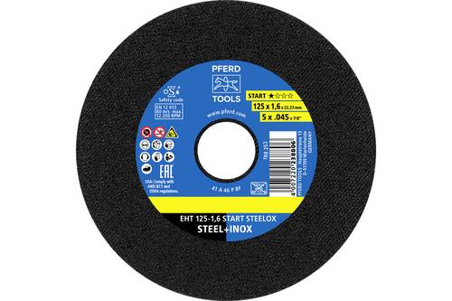 Trennscheibe start steelox D125x16mm gerade inox Bohrung 2223 mm - Pferd
