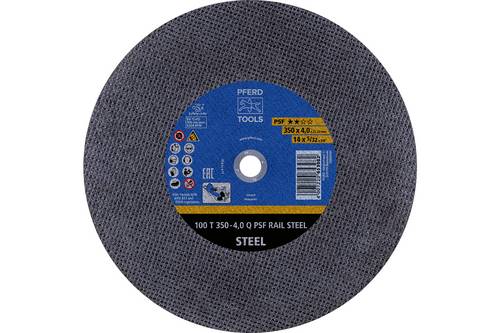 PFERD TOOLS 100 T 350-4,0 Q PSF RAIL STEEL/22,23 73001322 Trennscheibe 350 mm 10 St.