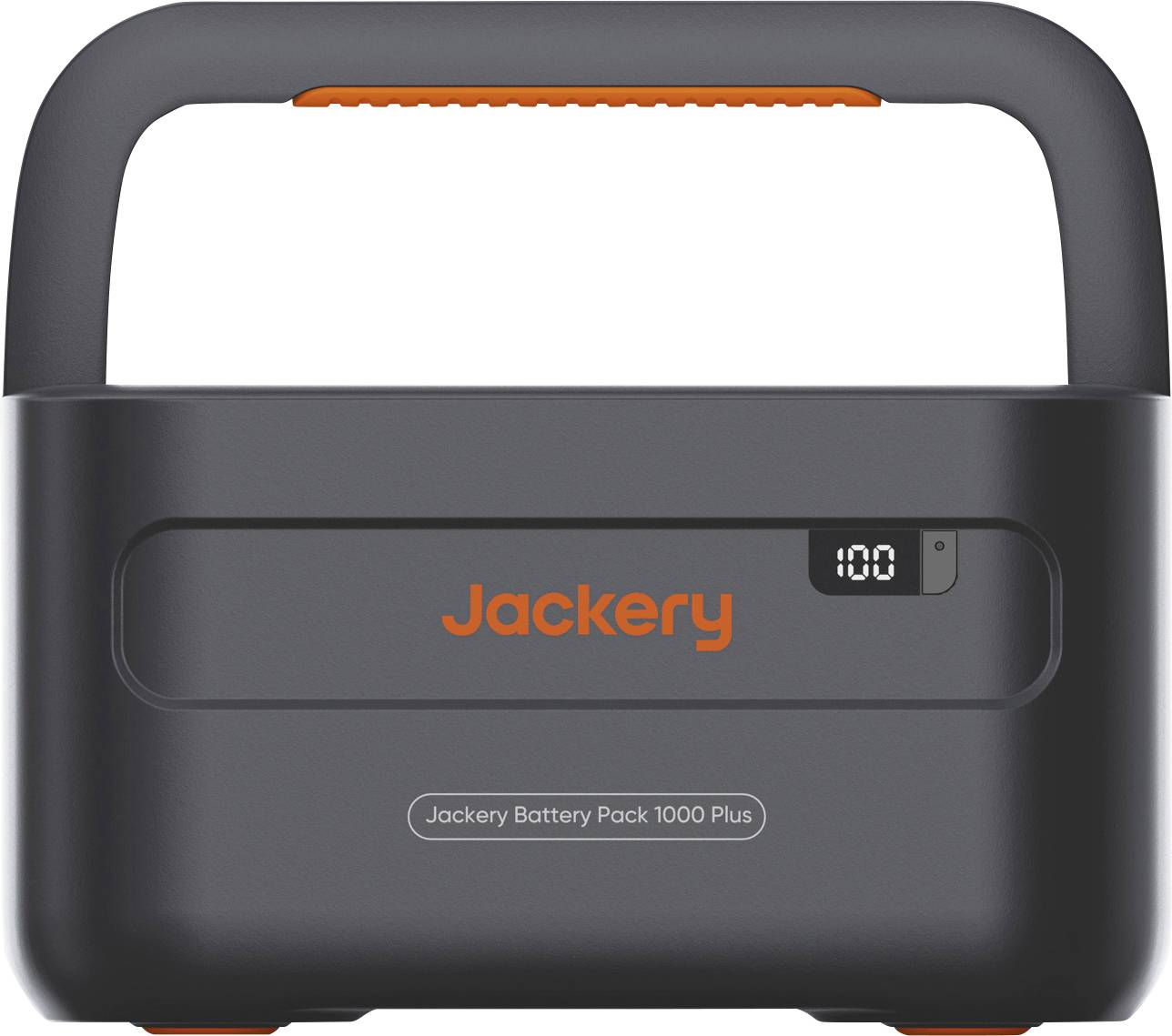 Tragbare Jackery Batteriestation 1000 Plus mit Tragegriff und digitaler Akkustandsanzeige
