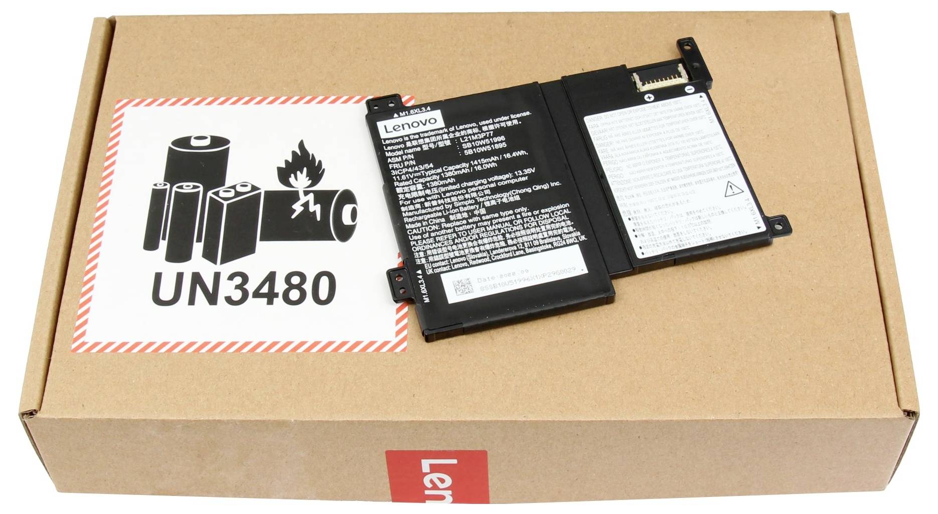 Lenovo Notebook-Akku Akku 5B10W51895 11.61V 1415 mAh
