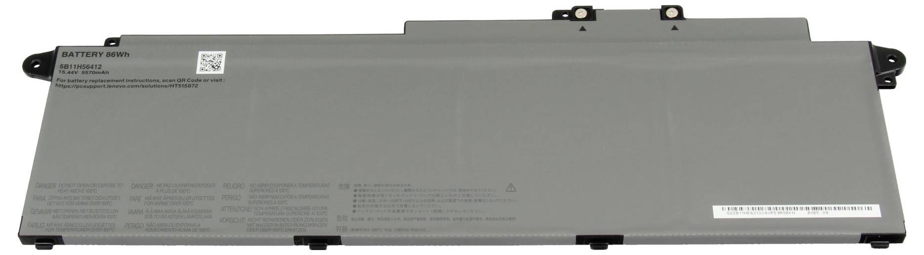 Lenovo Notebook-Akku Akku 5B11H56412 15.44V 5570 mAh