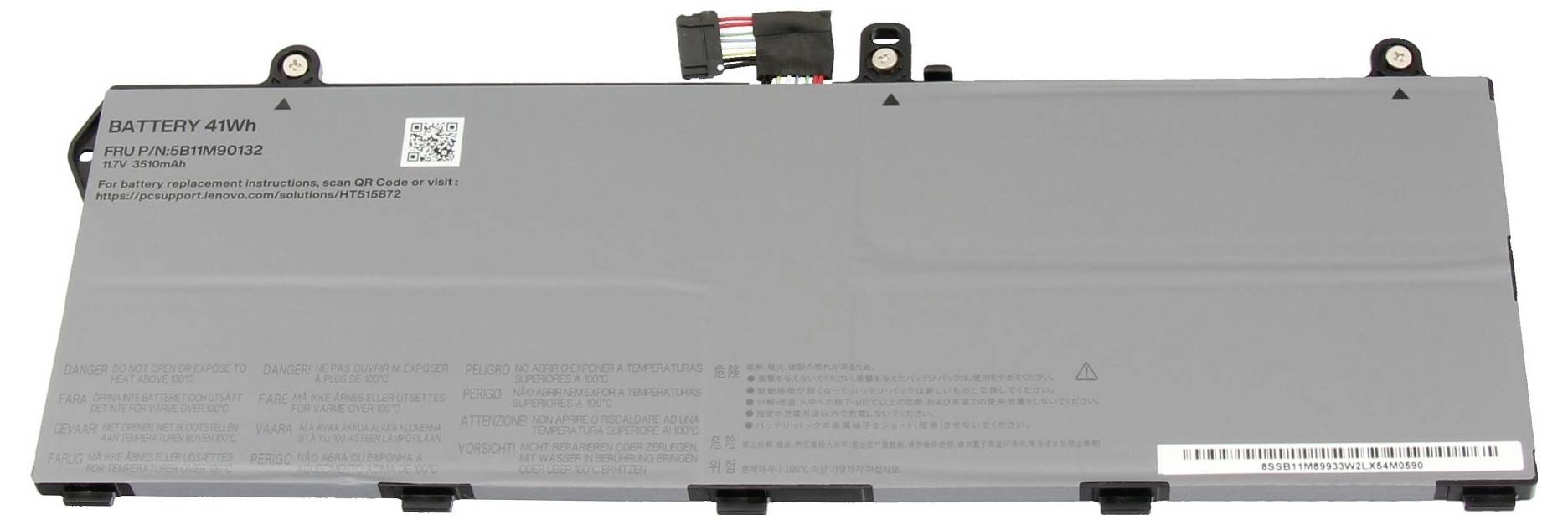Lenovo Notebook-Akku Akku 5B11M90132 11.70V 3510 mAh