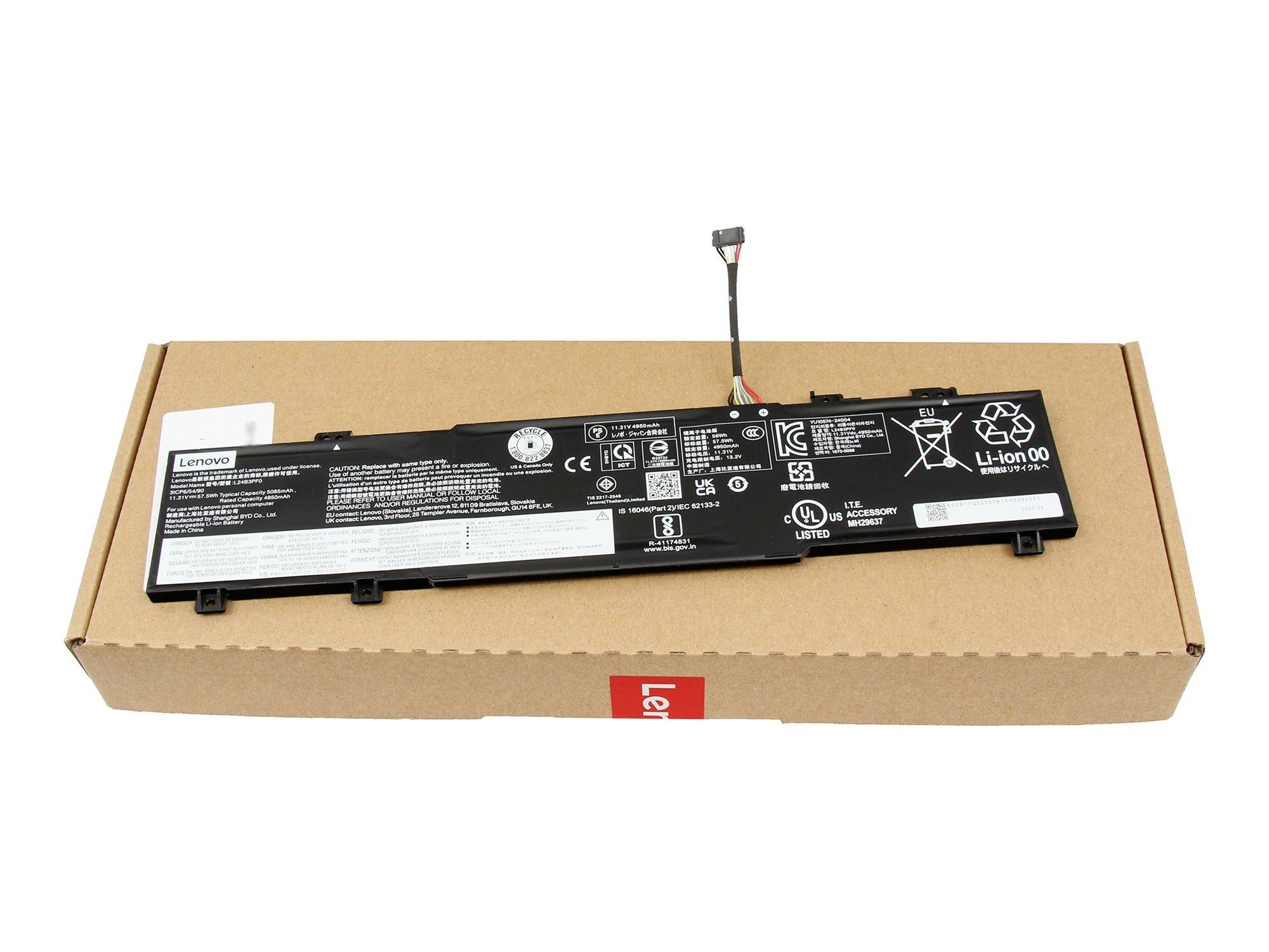 Lenovo Notebook-Akku Akku 5B11Q32534 11.31V 4950 mAh