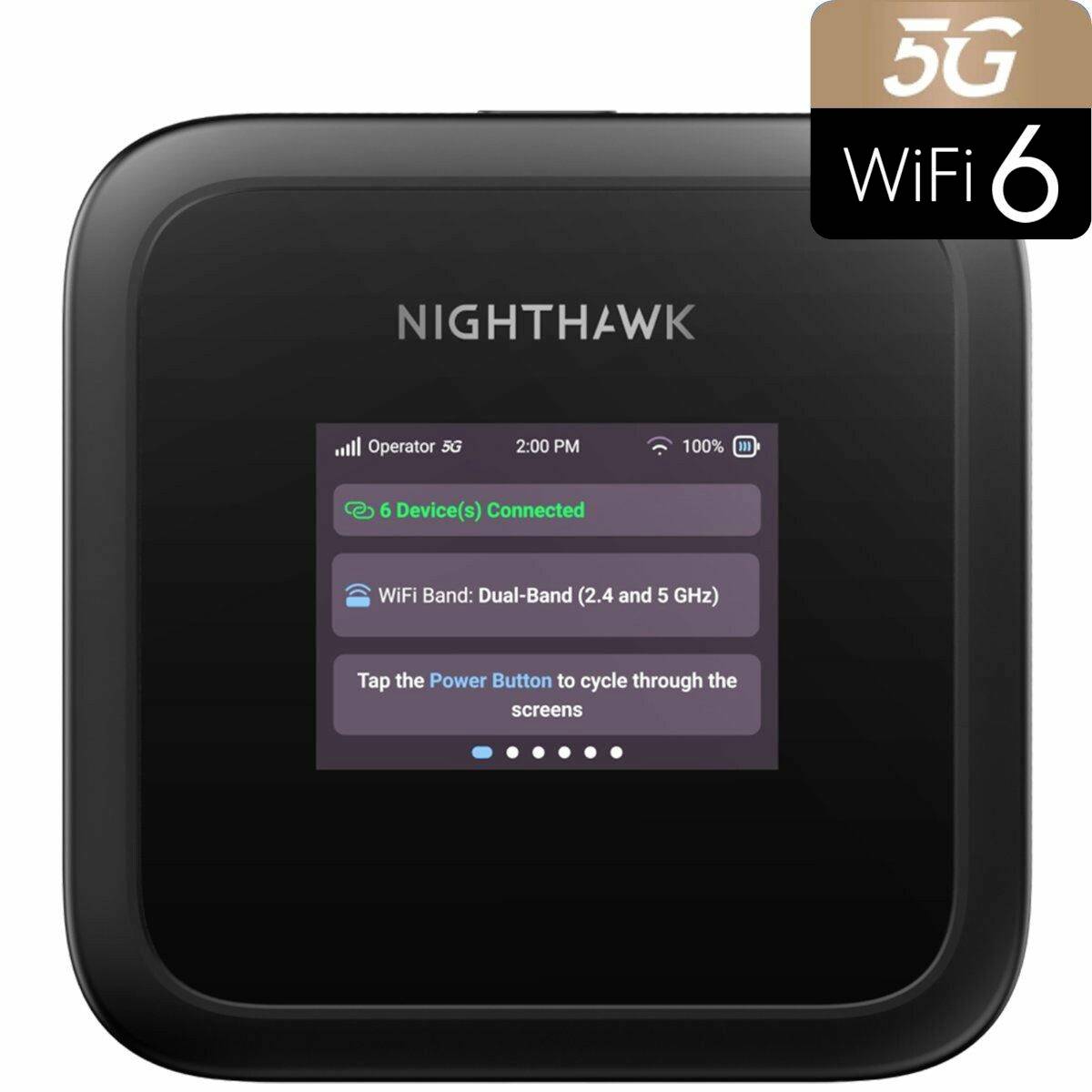 NETGEAR Nighthawk M3 5G / WLAN-Hotspot Integriertes Modem: 5G 2.4GHz, 5GHz 2.9 GBit/s