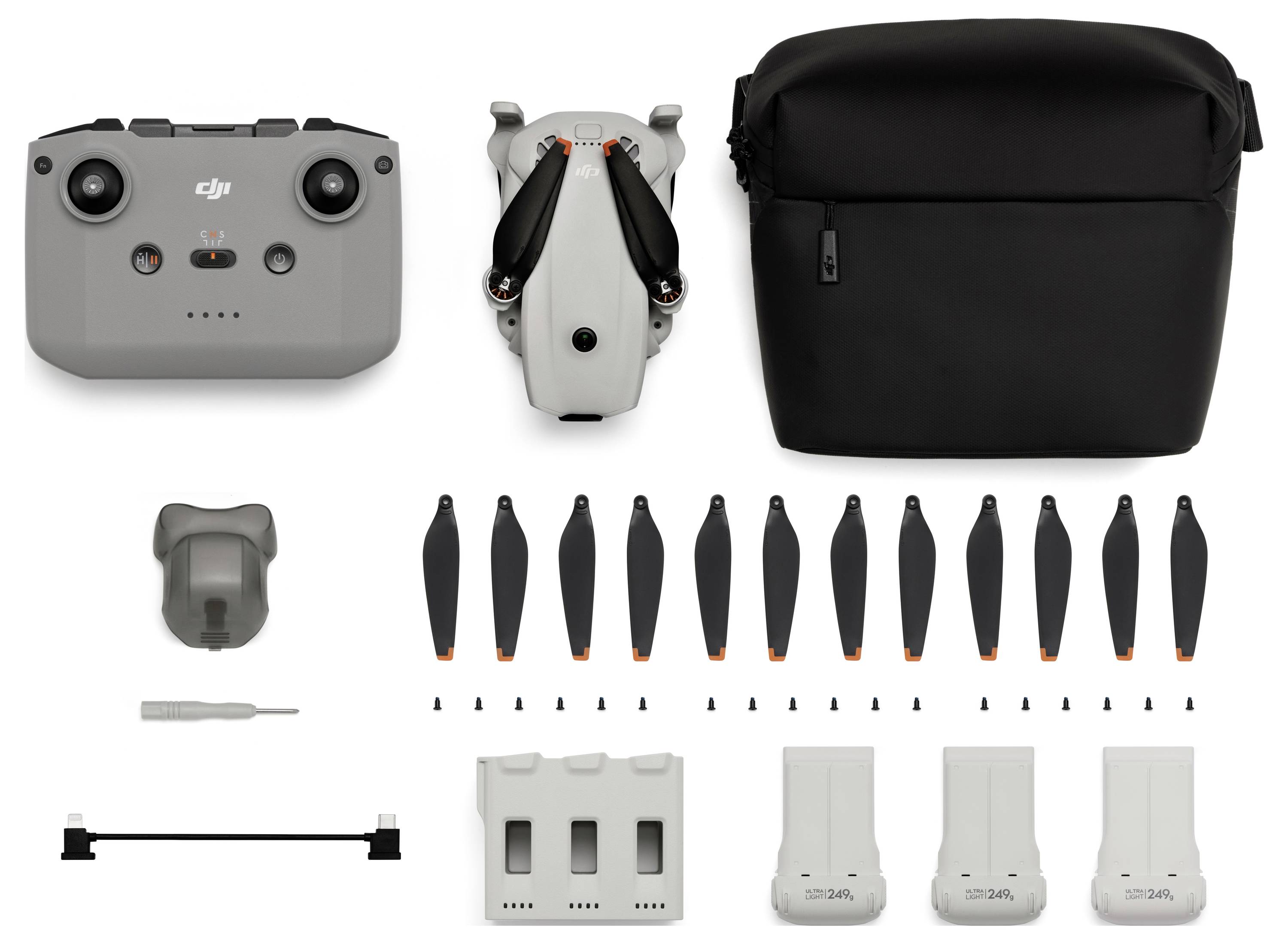DJI CP.MA.00000991.01 Quadrocopter RtF Kameraflug, Einsteiger Grau