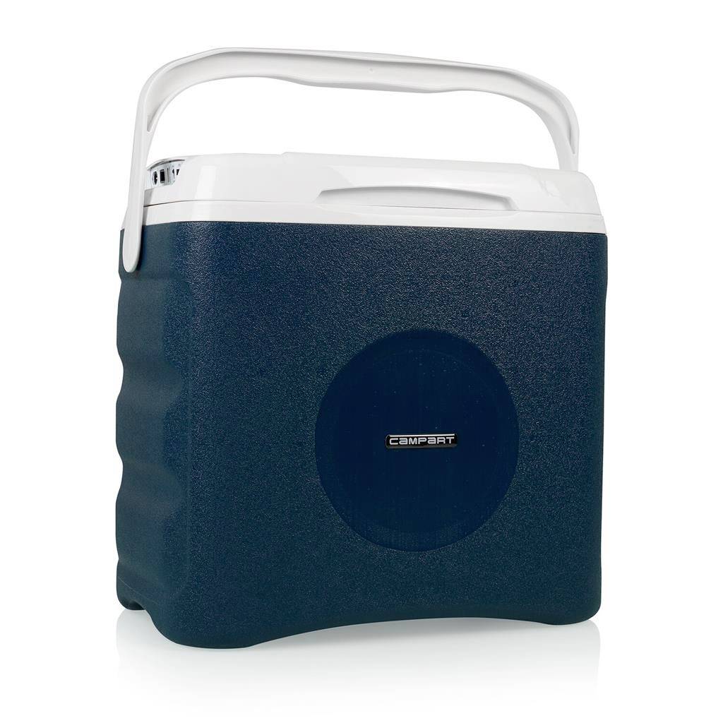 Campart Travel CB-8630 Kühlbox EEK: F (A - G) Thermoelektrisch 12 V, 230V Blau 29l Kühlt bis zu 20°C unter die jeweilige