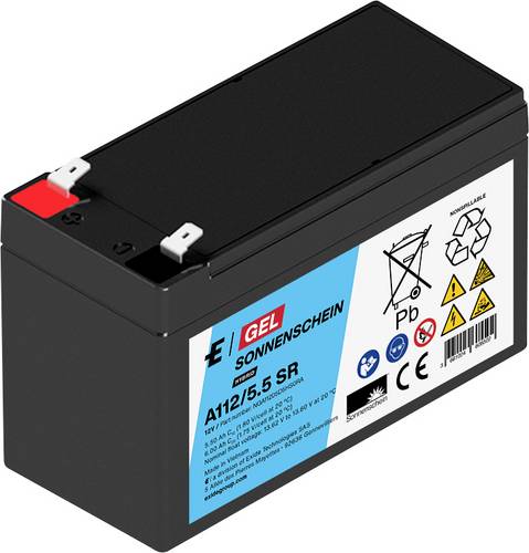 Exide A112/5.5 SR Bleiakku Blei-Gel 6Ah 12V 1St.