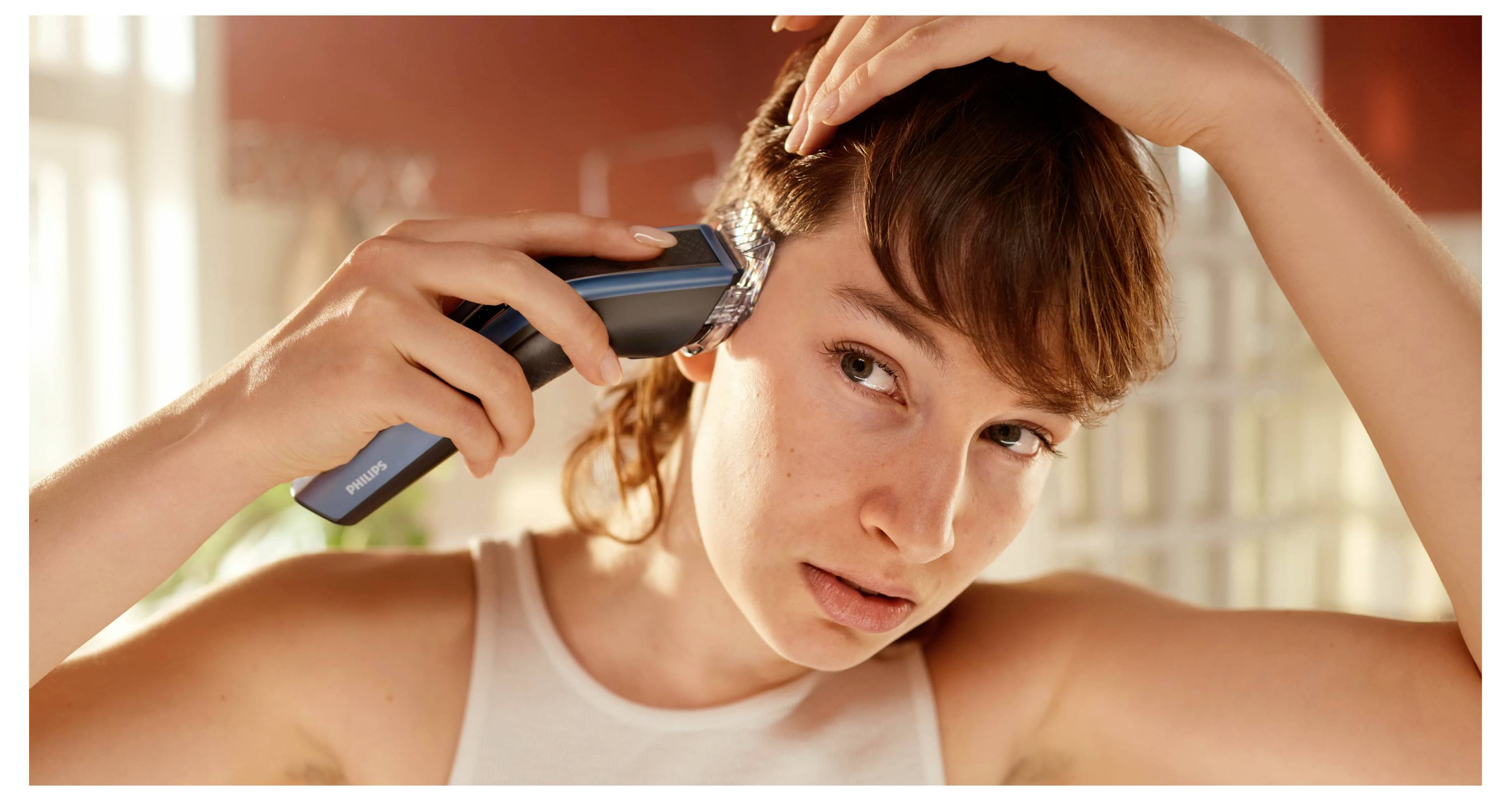 Philips Hairclipper series 5000 Haarschneider abwaschbar Schwarz, Blau
