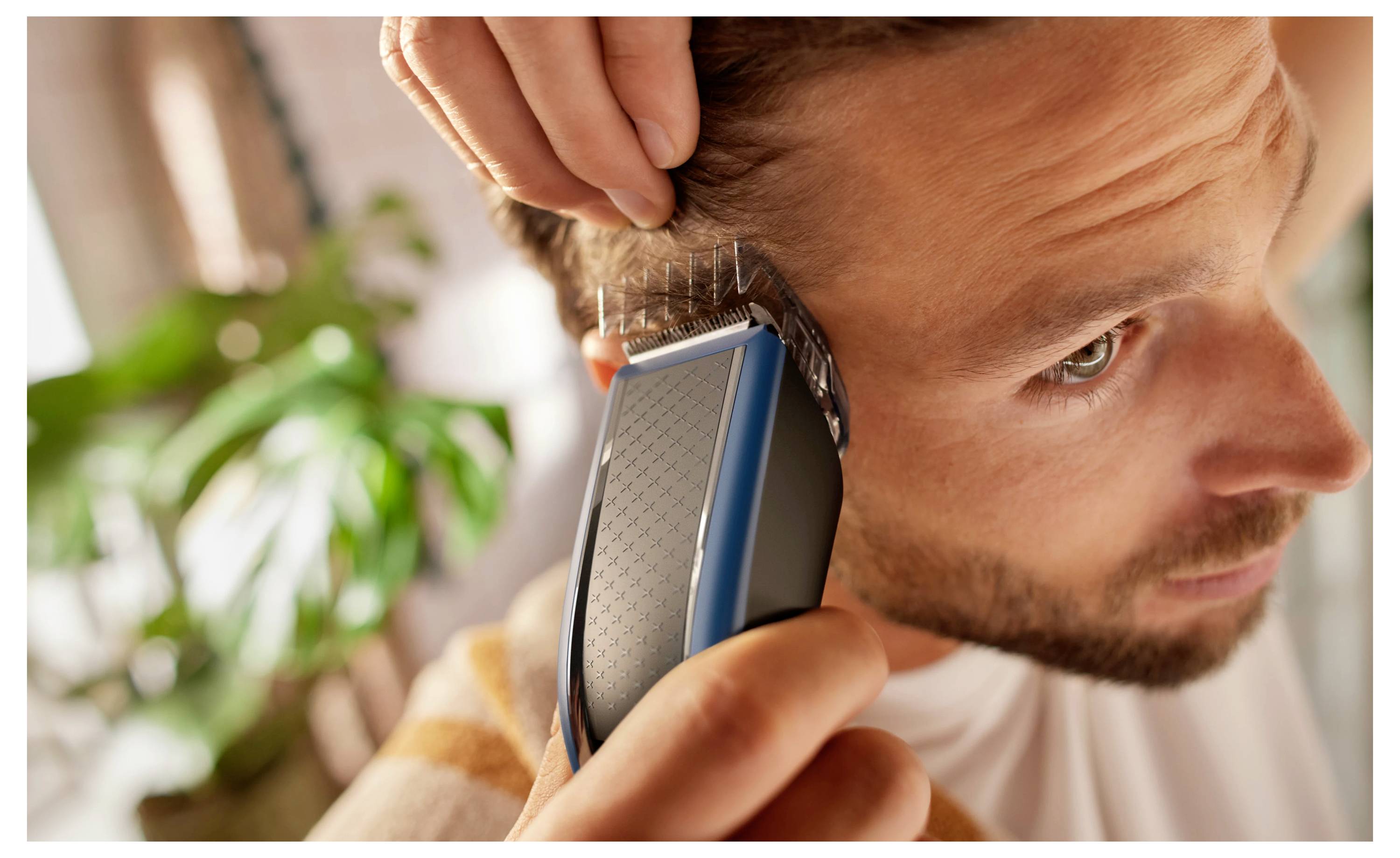 Philips Hairclipper series 5000 Haarschneider abwaschbar Schwarz, Blau