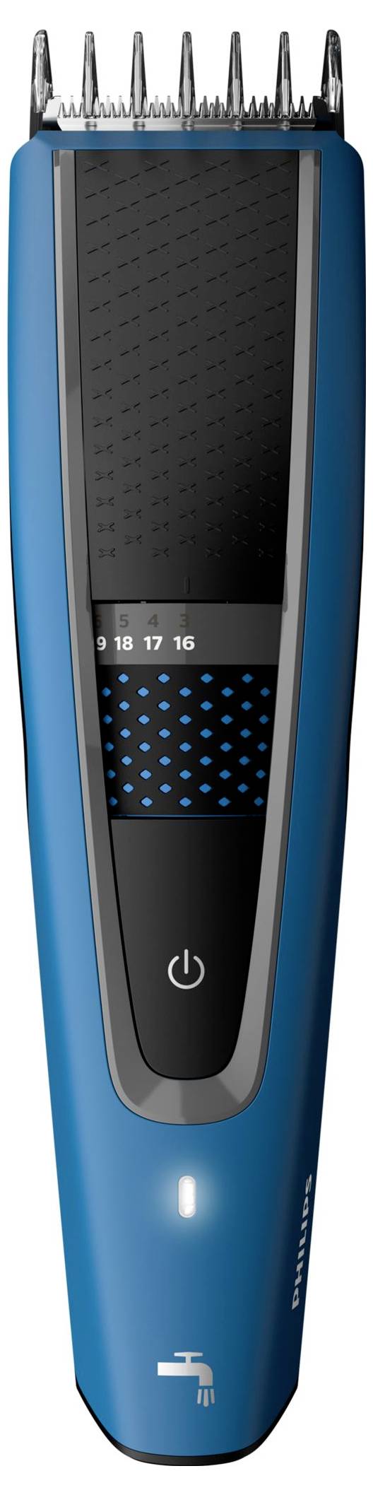 Philips Hairclipper series 5000 Haarschneider abwaschbar Schwarz, Blau