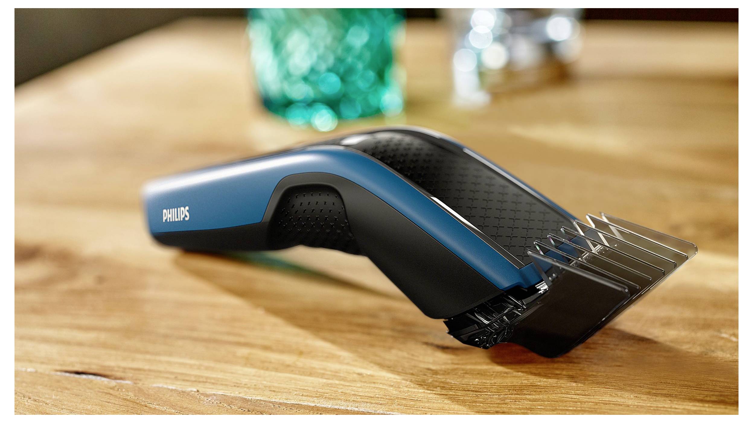 Philips Hairclipper series 5000 Haarschneider abwaschbar Schwarz, Blau
