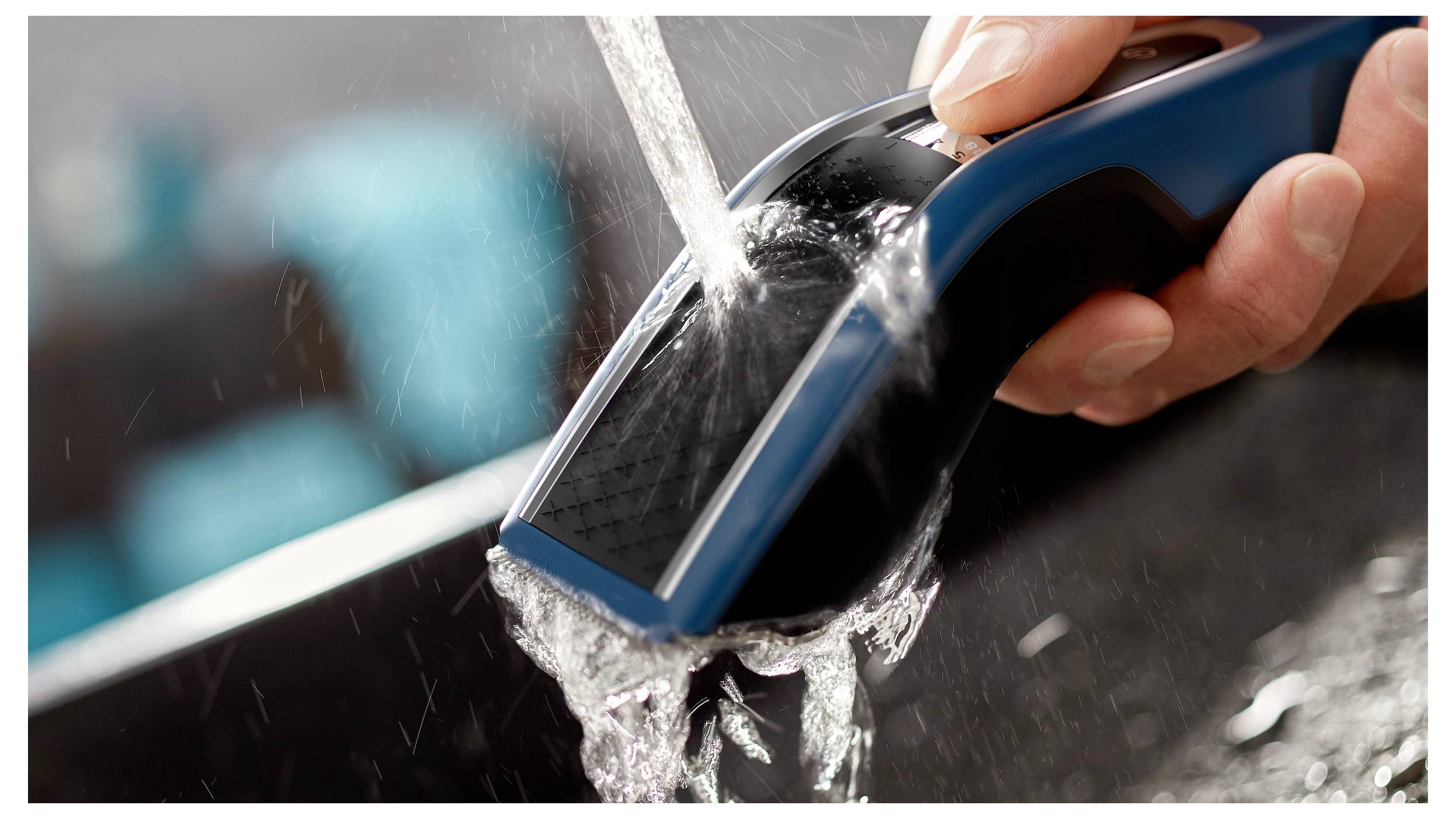Philips Hairclipper series 5000 Haarschneider abwaschbar Schwarz, Blau