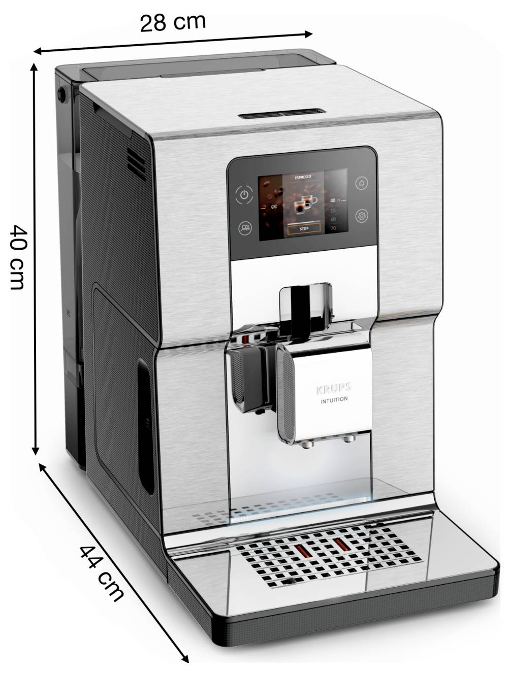 Krups Intuition Experience+ EA877D10 Espressomaschine Schwarz