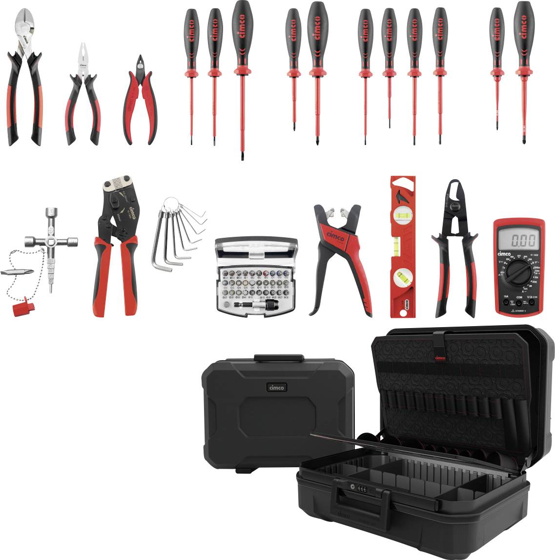 Cimco CimCase 178020 Werkzeugkoffer bestückt