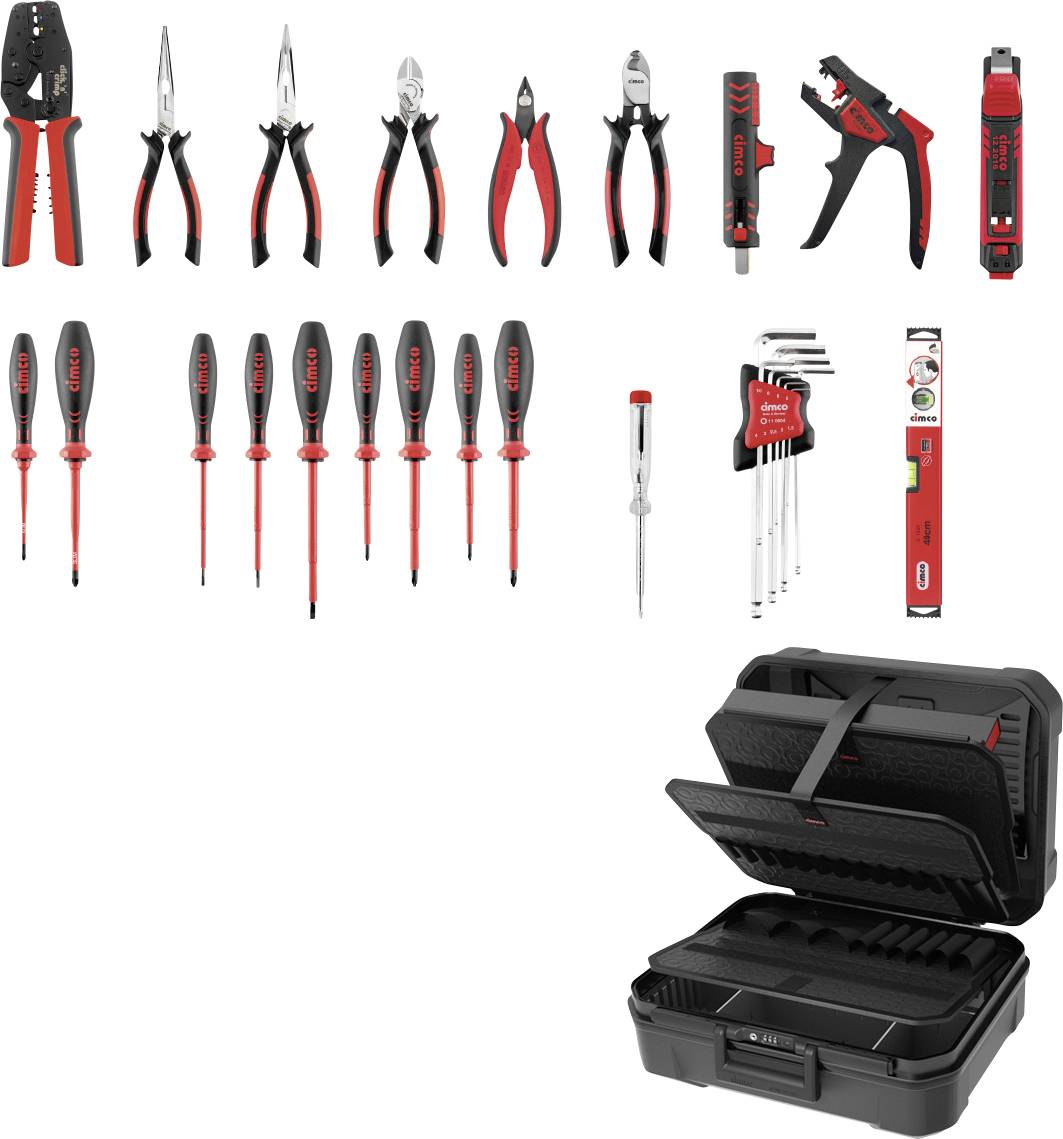 Cimco CimCase PRO B1T2 178500 Werkzeugkoffer bestückt