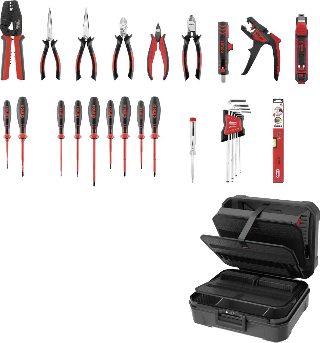 Cimco CimCase PRO B1L2 178501 Werkzeugkoffer bestückt