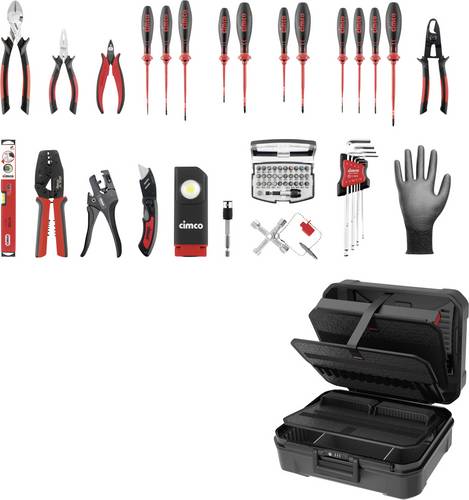 Cimco CimCase PRO B1L2 178521 Werkzeugkoffer bestückt