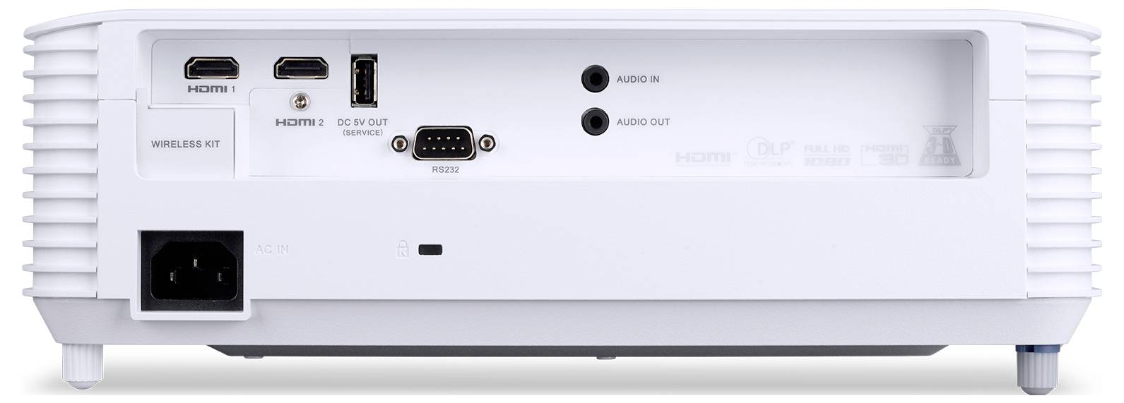 Acer Beamer H6533BDi DLP 5200 ANSI-Lumen 1920 x 1080 Full HD Integrierter Lautsprecher, USB Typ A, mit Fernbedienung, Full HD