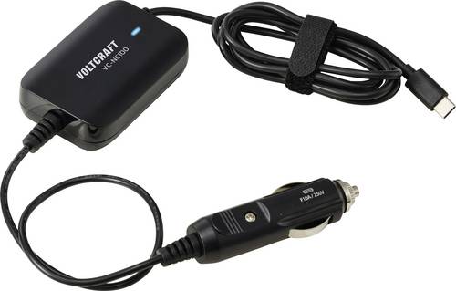 VOLTCRAFT VC-NC100 USB Ladegerät 65 W Schwarz KFZ USB Power Delivery (USB-PD)