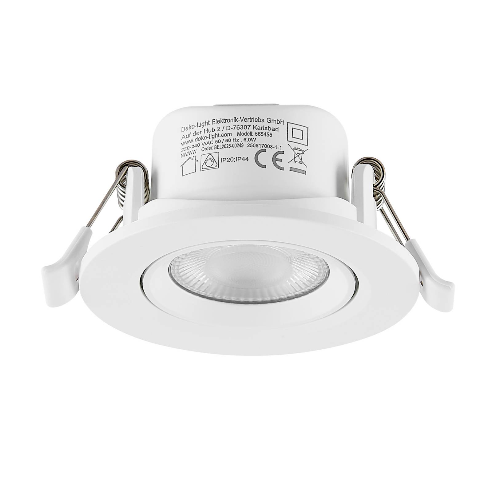Deko Light 565455 Surtur Tilt 68 Einbauleuchte LED 6W Weiß