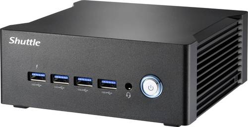 Shuttle Mini PC NA10H7 PC AMD Ryzen 7 R-8845HS 5.1 GHz 32 GB RAM 500 GB SSD AMD AMD RADEON 780M NA1