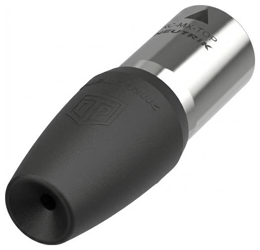 Neutrik NC3MX1-TOP XLR-Steckverbinder Stecker, gerade Polzahl: 3 Mono Silber 1St.