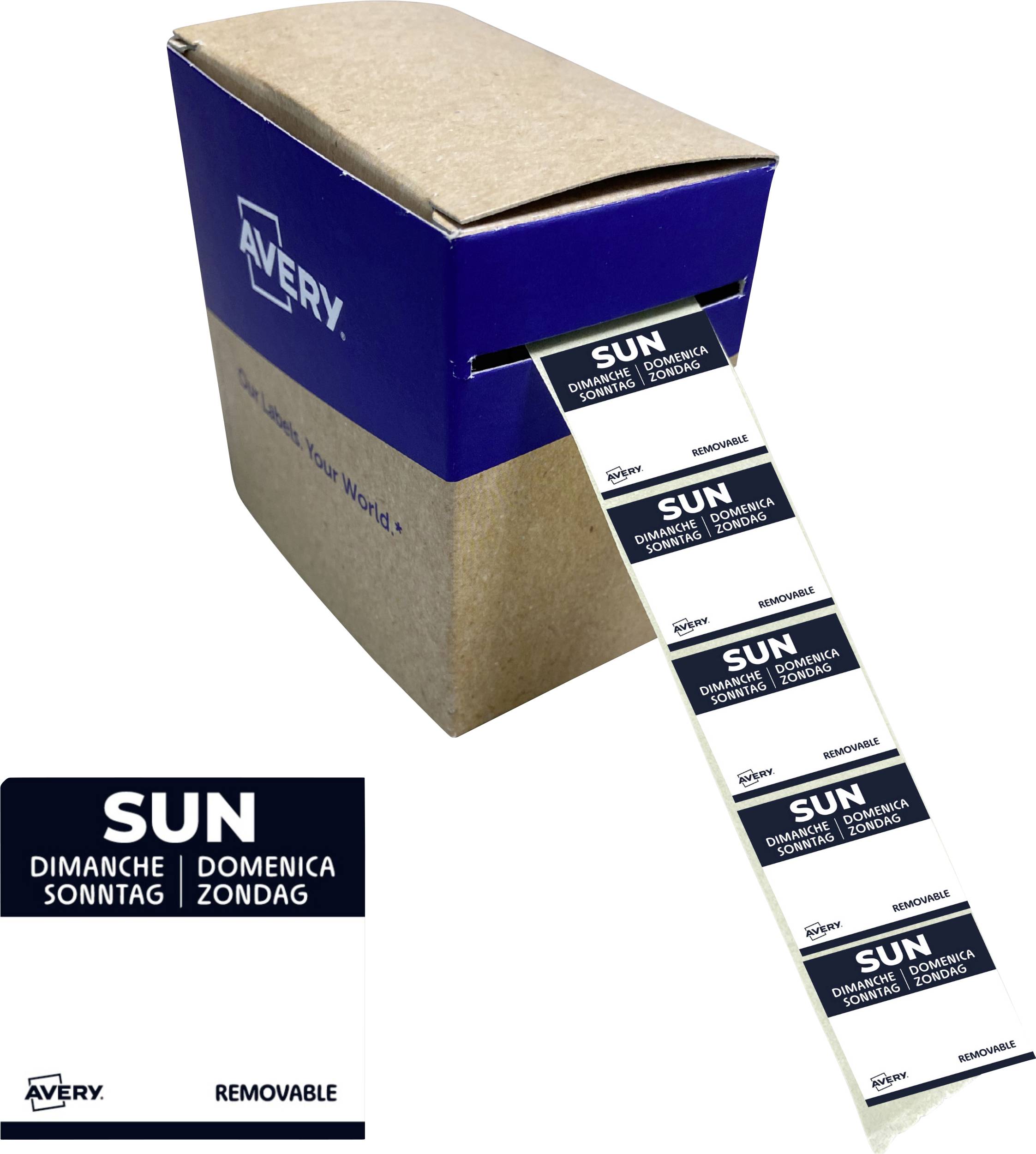 Avery-Box mit abnehmbaren „SUN