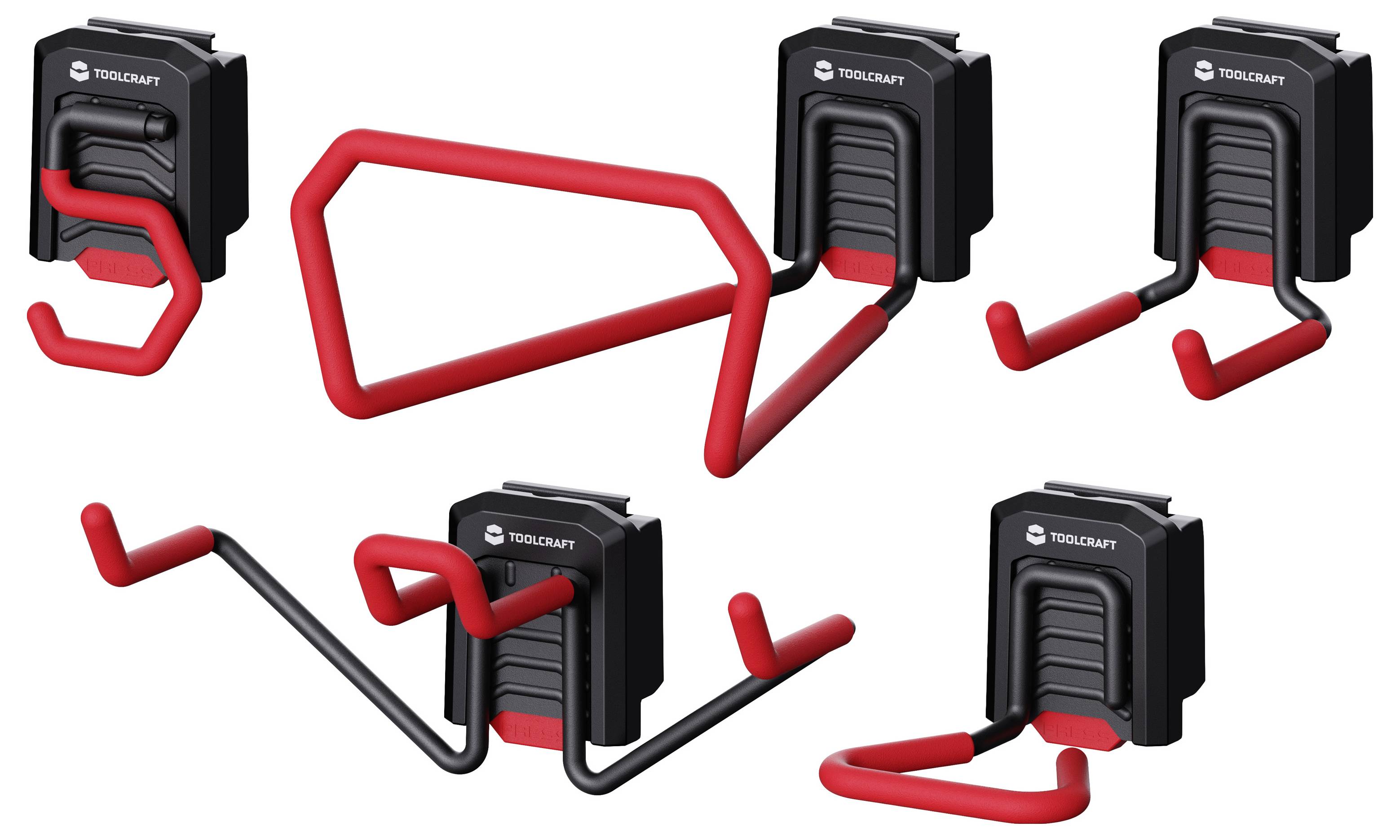 TOOLCRAFT TO-11321850 Wandhalterungs-Set Essential Pro 1St.