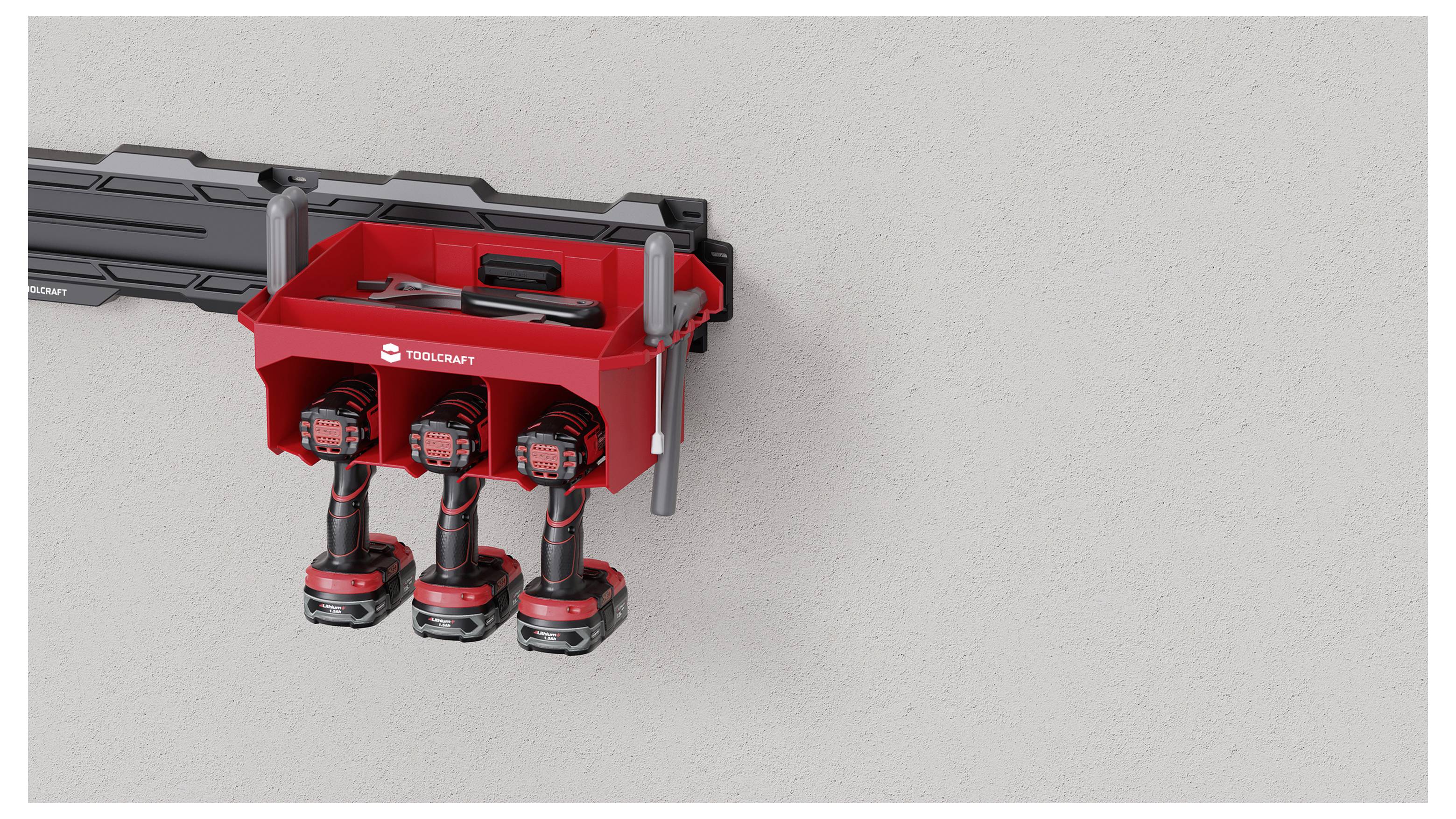 TOOLCRAFT TO-11321850 Wandhalterungs-Set Essential Pro 1St.