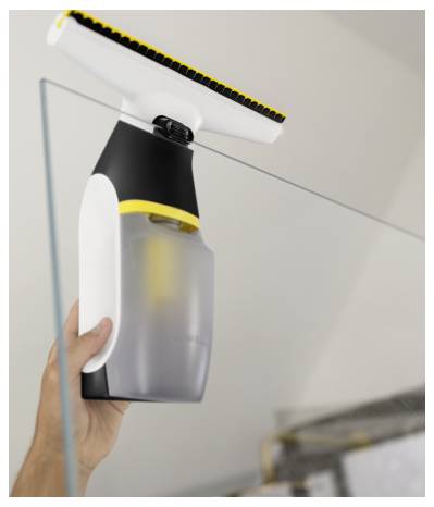 Kärcher Home & Garden Fenstersauger Weiß Anzahl mitgelieferte Akkus 1