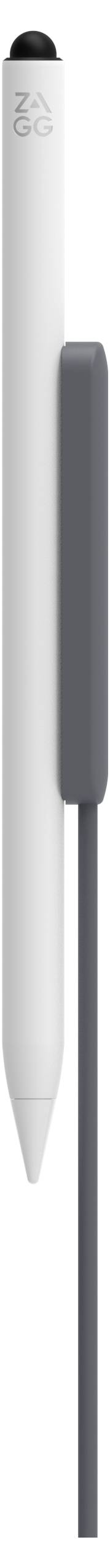 ZAGG Stylus Touchpen Palm-Blocking-Technologie, mit präziser Schreibspitze, wiederaufladbar Weiß