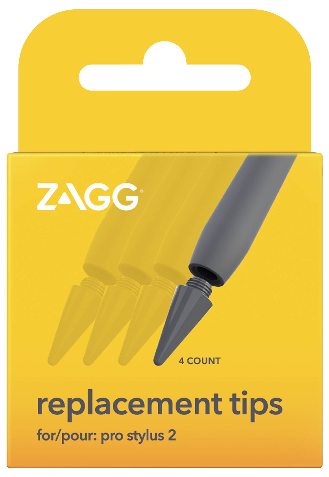 ZAGG Stylus Tips Ersatzspitzen Weiß