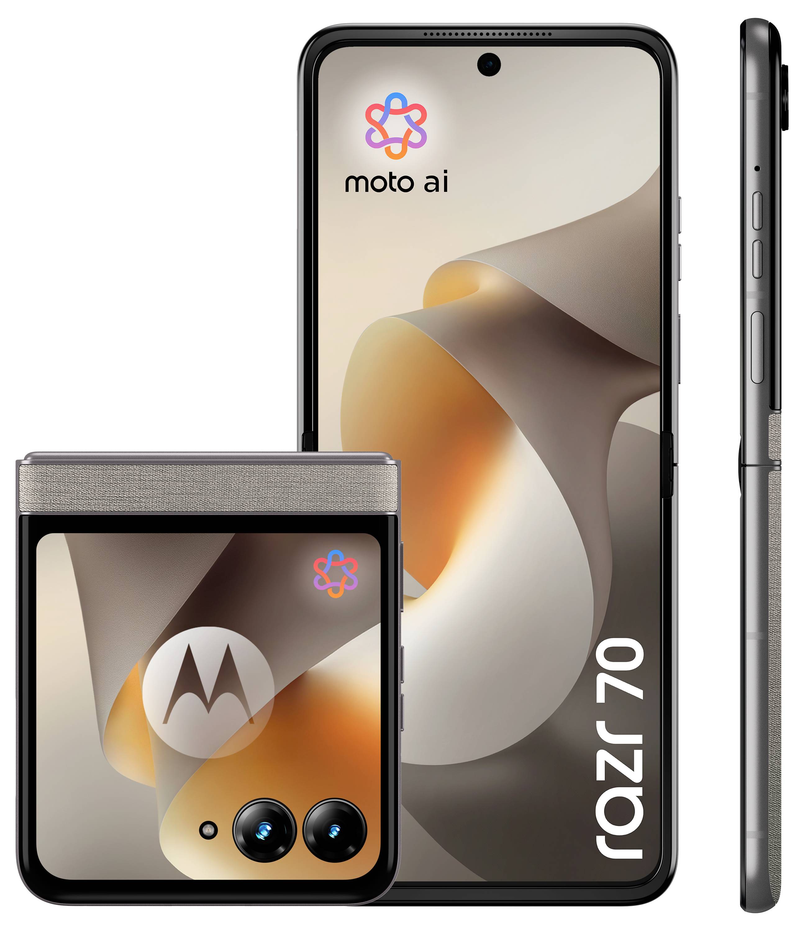 Motorola razr 70 256 GB Stein EEK A (A - G) 17.5 cm (6.9 Zoll) Smartphone